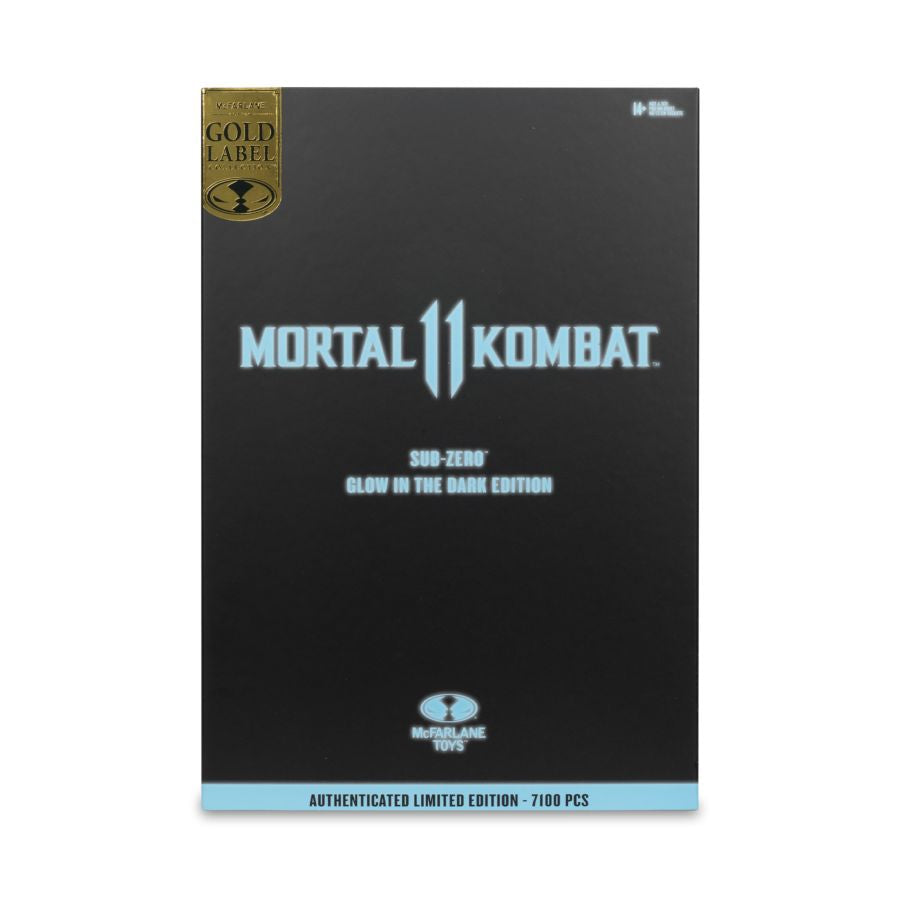 Mortal Kombat II - Sub-Zero (Glow-in-the-Dark) (Gold Label) 7" Figure