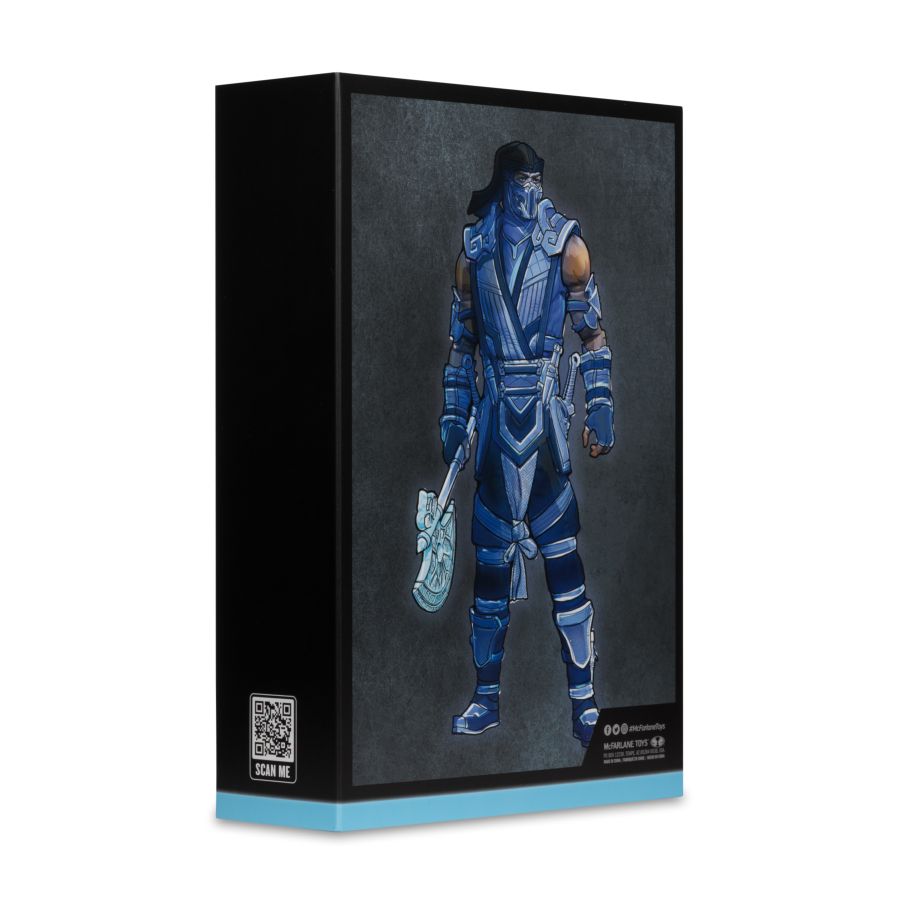 Mortal Kombat II - Sub-Zero (Glow-in-the-Dark) (Gold Label) 7" Figure