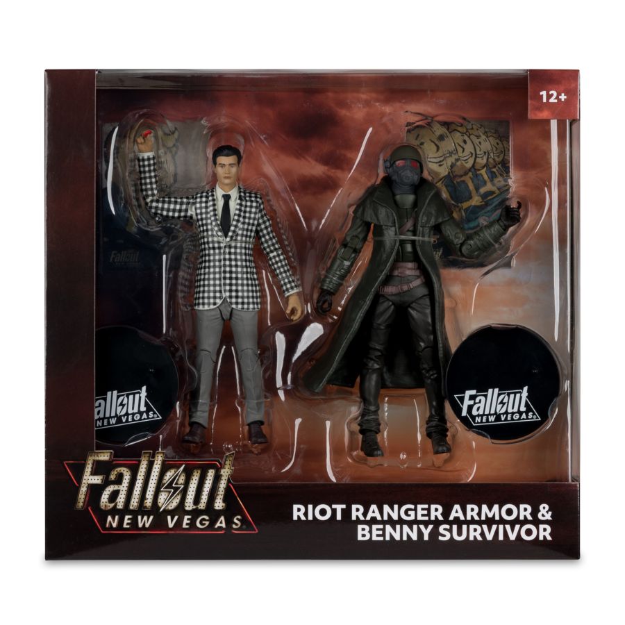 Fallout: New Vegas - Riot Ranger Armor & Benny Survivor 7" Action Figure 2-Pack
