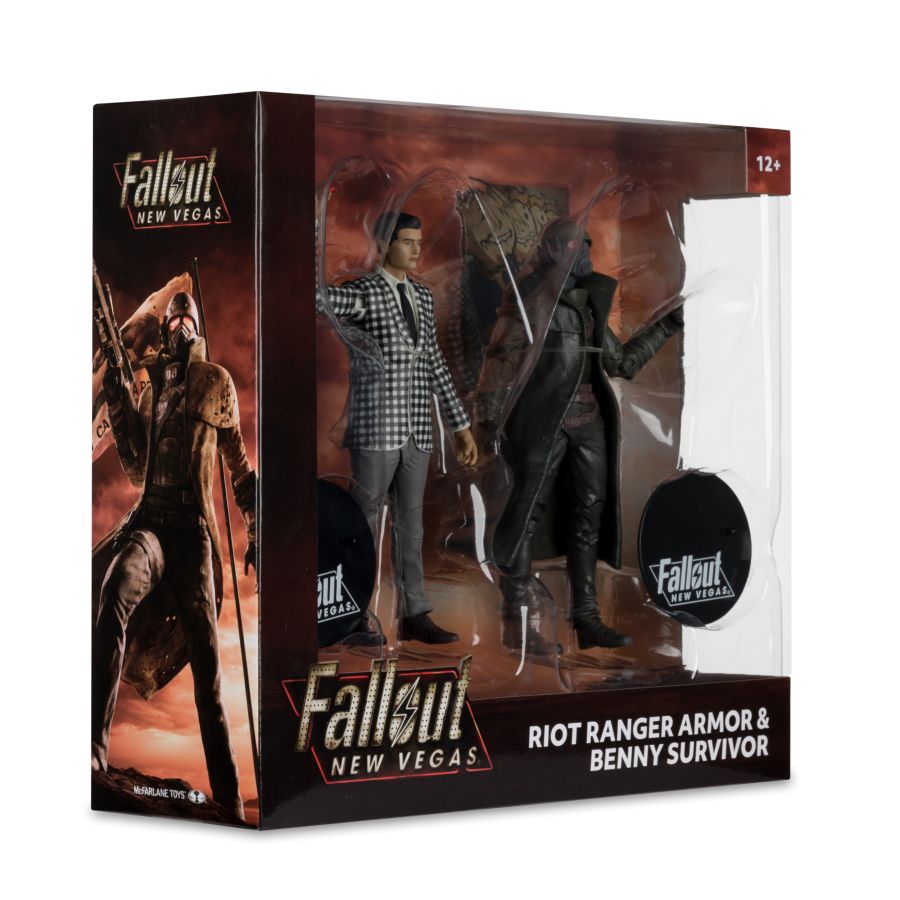 Fallout: New Vegas - Riot Ranger Armor & Benny Survivor 7" Action Figure 2-Pack
