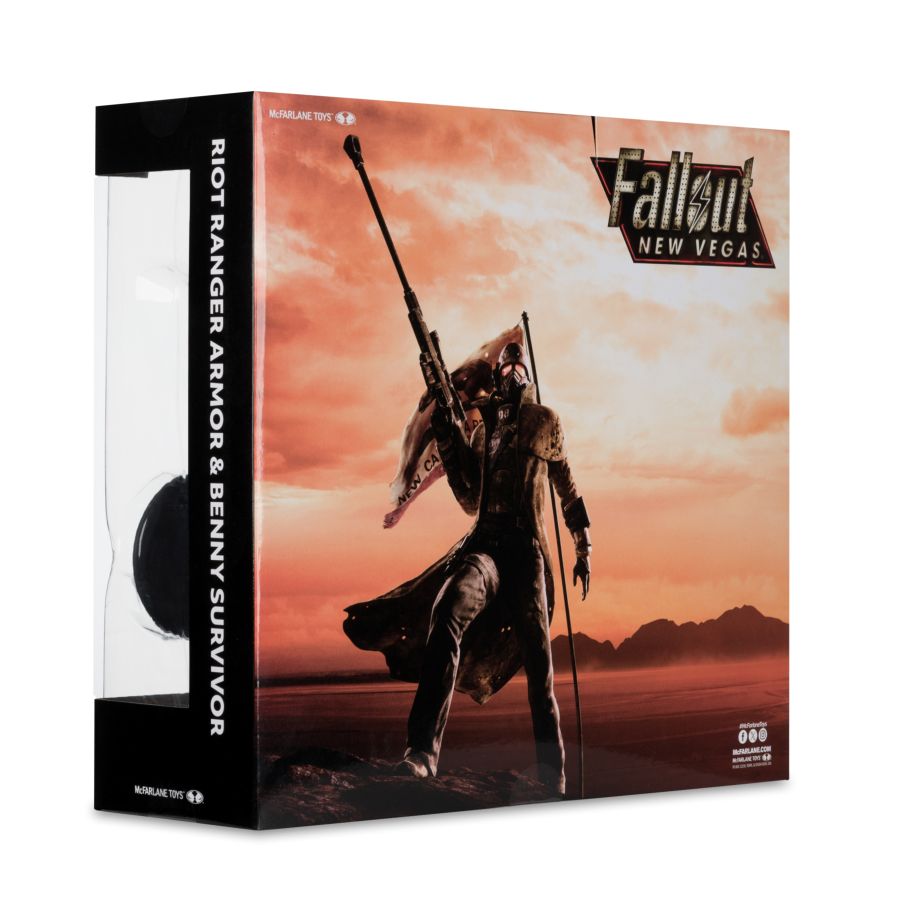 Fallout: New Vegas - Riot Ranger Armor & Benny Survivor 7" Action Figure 2-Pack