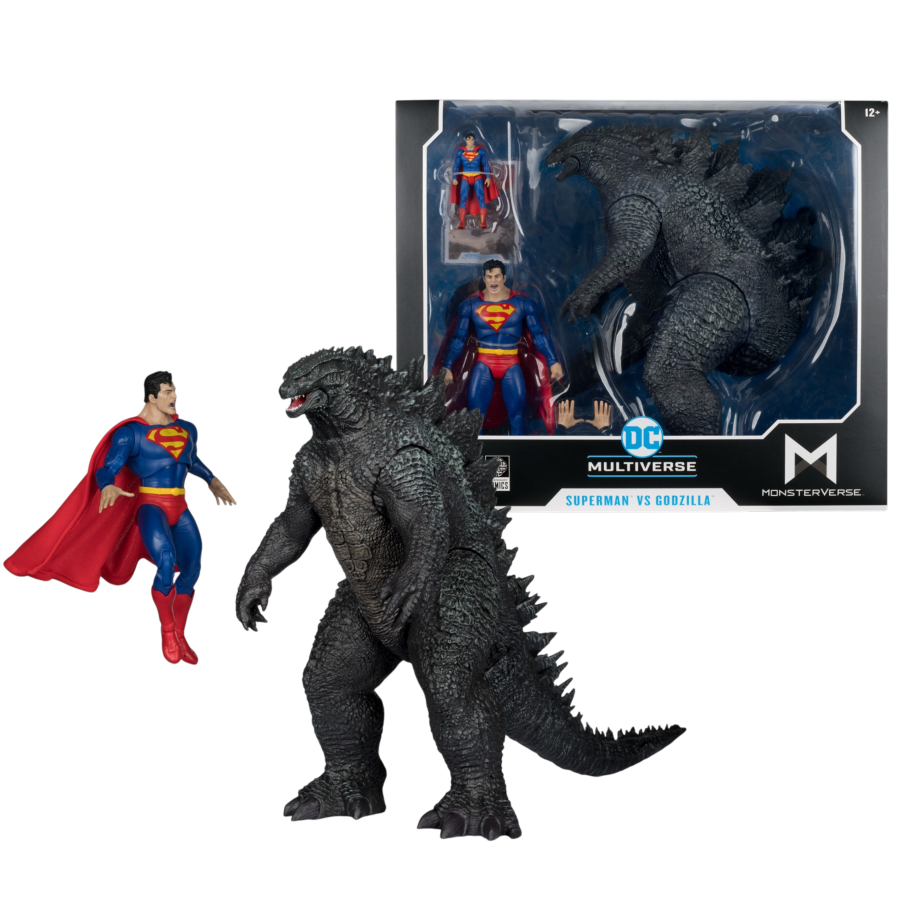 DC - Justice League Monsterverse: Superman Vs Godzilla Action Figure 2 Pack