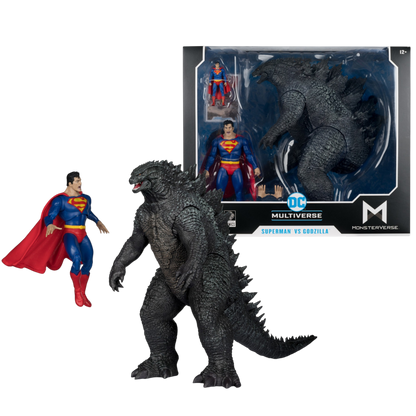 DC - Justice League Monsterverse: Superman Vs Godzilla Action Figure 2 Pack