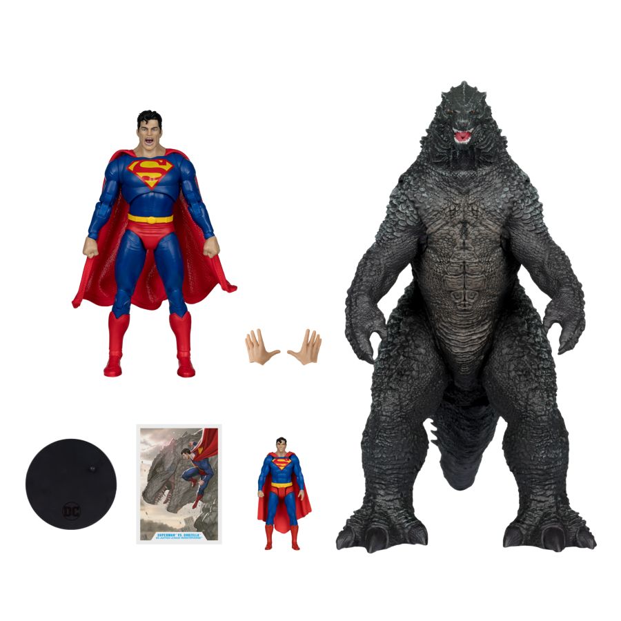 DC - Justice League Monsterverse: Superman Vs Godzilla Action Figure 2 Pack