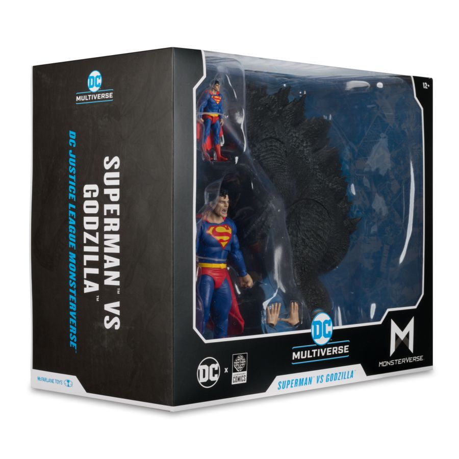 DC - Justice League Monsterverse: Superman Vs Godzilla Action Figure 2 Pack