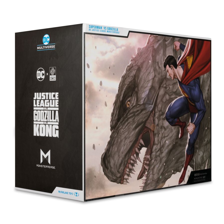 DC - Justice League Monsterverse: Superman Vs Godzilla Action Figure 2 Pack
