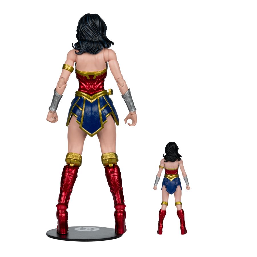 Justice League (comics) - Wonder Woman 7" vs Atomic Blast Godzilla MegaFig Action Figure 2-Pack
