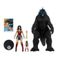 Justice League (comics) - Wonder Woman 7" vs Atomic Blast Godzilla MegaFig Action Figure 2-Pack
