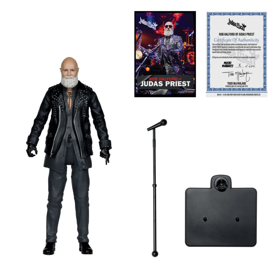 Music Maniacs - Rob Halford (Judas Priest) 6" Action Figure