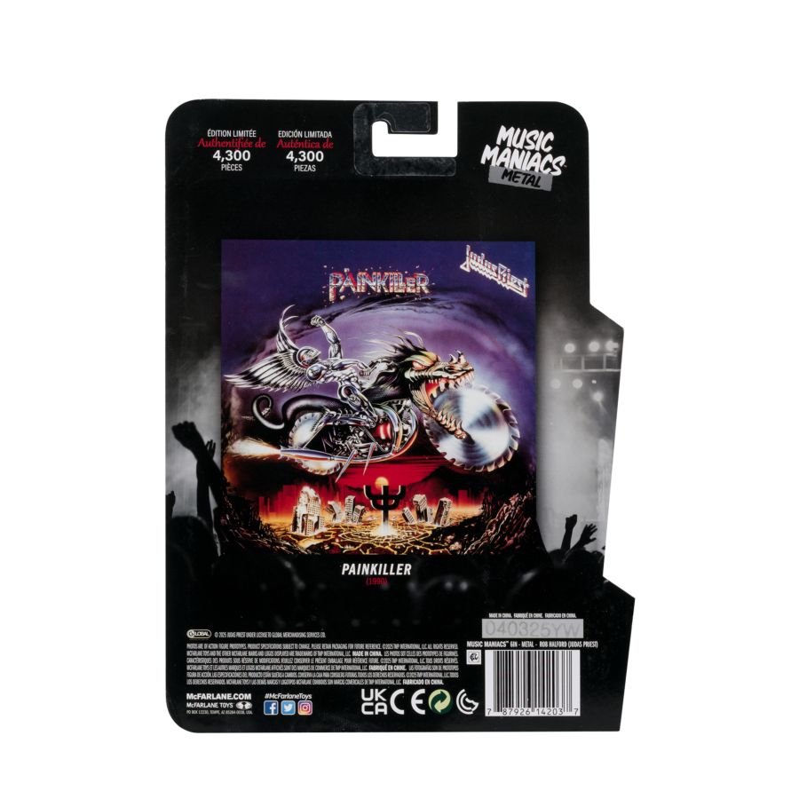 Music Maniacs - Rob Halford (Judas Priest) 6" Action Figure