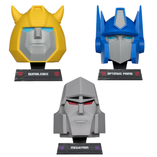 Transformers - 1:3 Scale Head Replica Assortment (6 Pieces)