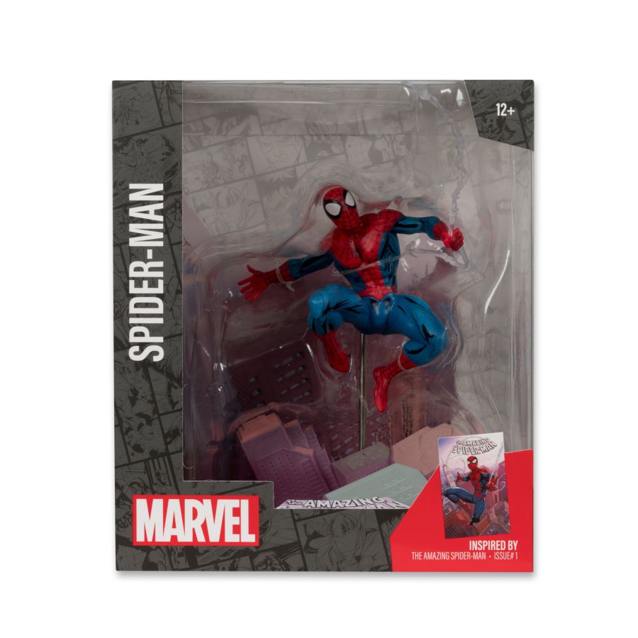 Marvel - Spider-Man "The Amazing Spider-Man #1" 1:10 Scale Posed Figure