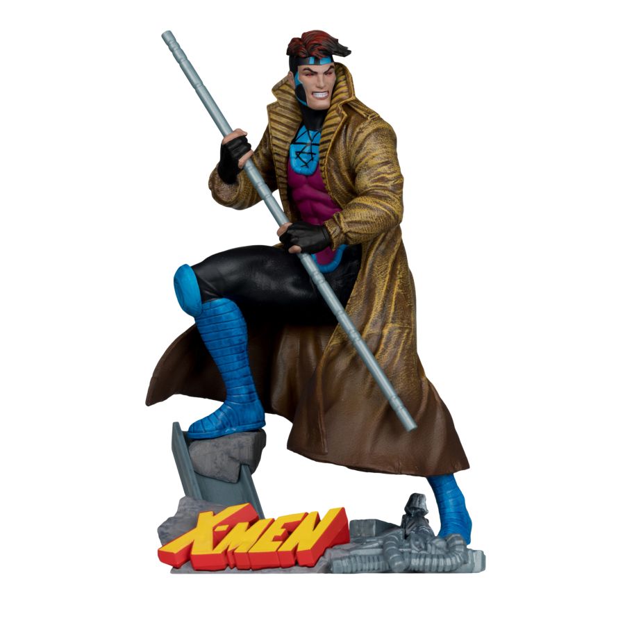Marvel Comics - Gambit (X-Men 1) 1:10 Scale Collectible Figure with Scene