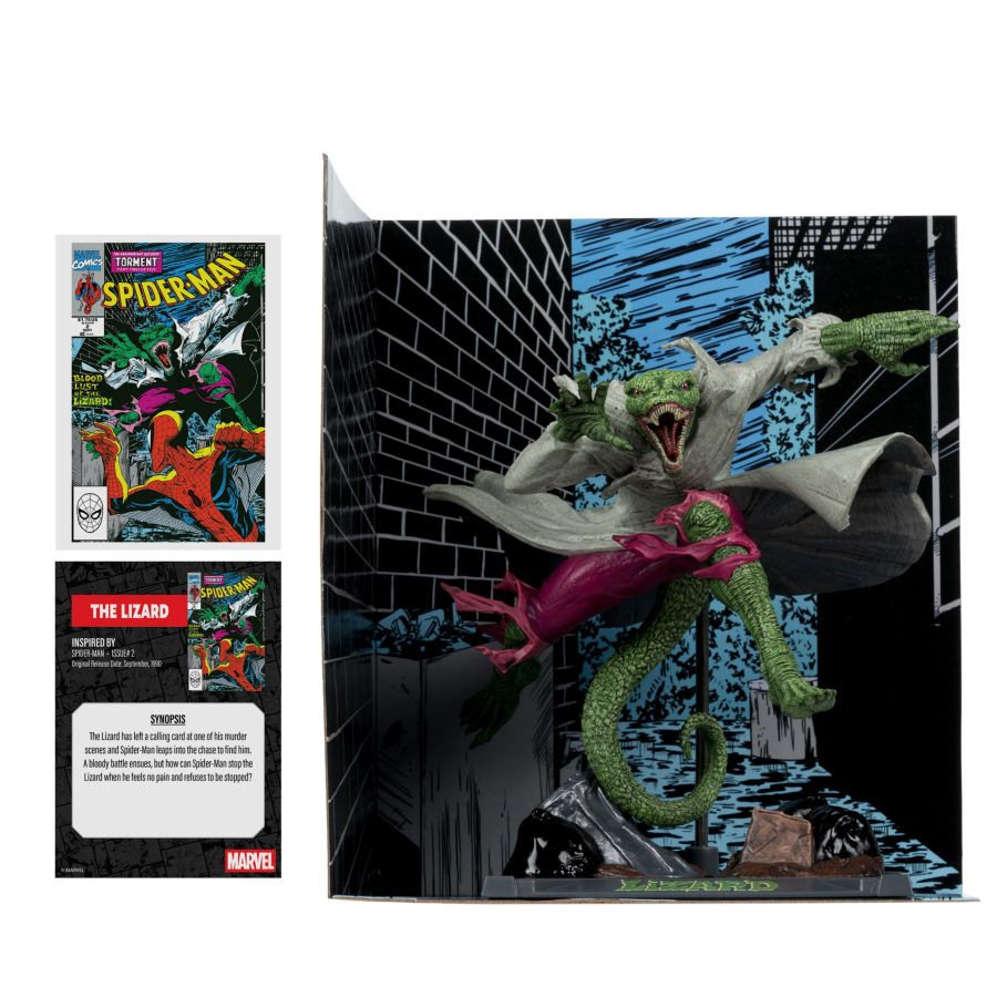 Marvel Comics - The Lizard (Spider-Man 2) 1:10 Scale Collectible Figure with Scene
