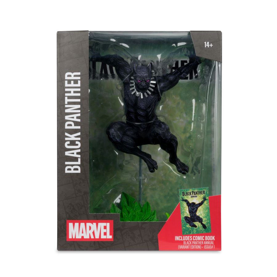 Marvel Comics - Black Panther with Comic (Annual #1 - Variant Edition) 1:6 Scale Figure
