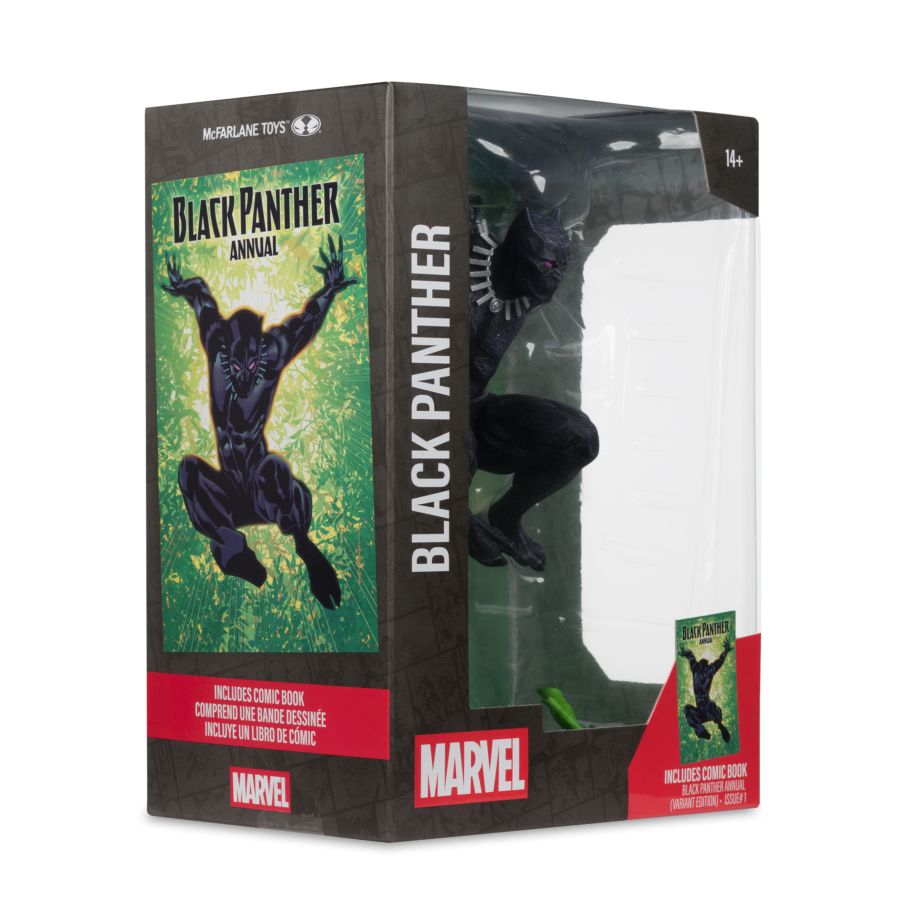Marvel Comics - Black Panther with Comic (Annual #1 - Variant Edition) 1:6 Scale Figure