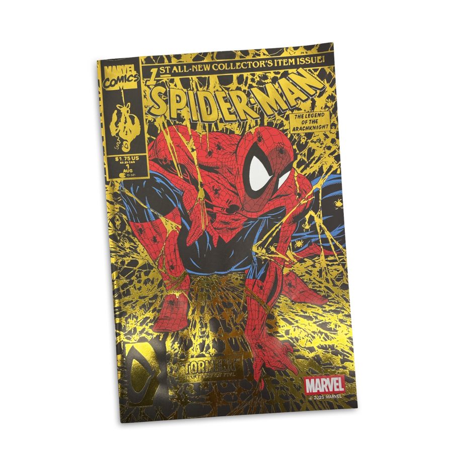 Marvel Comics - Spider-Man by Todd Mcfarlane (Spider-Man #1) Gold Label 1:6 Scale Figure