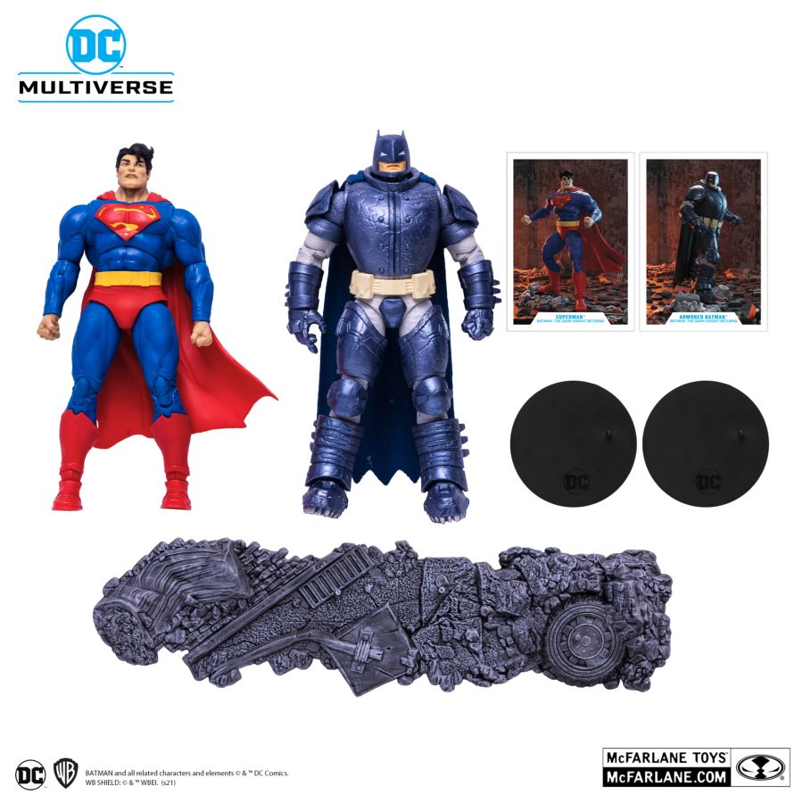Batman DKReturns - Superman vs Batman 7" Fig 2Pk