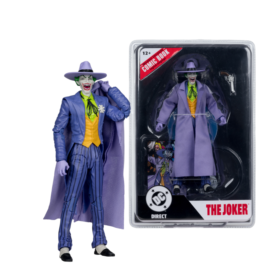 DC Direct - The Joker (Crisis On Infinite Earths) Page Punchers 7 " Figure with Comic
