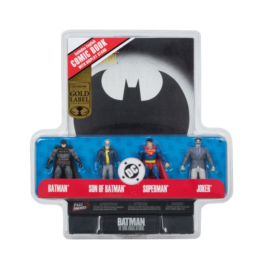 DC Comics - Batman, Son Of Batman, Superman & Joker Page Punchers 3" Figure with Comic 4-Pack