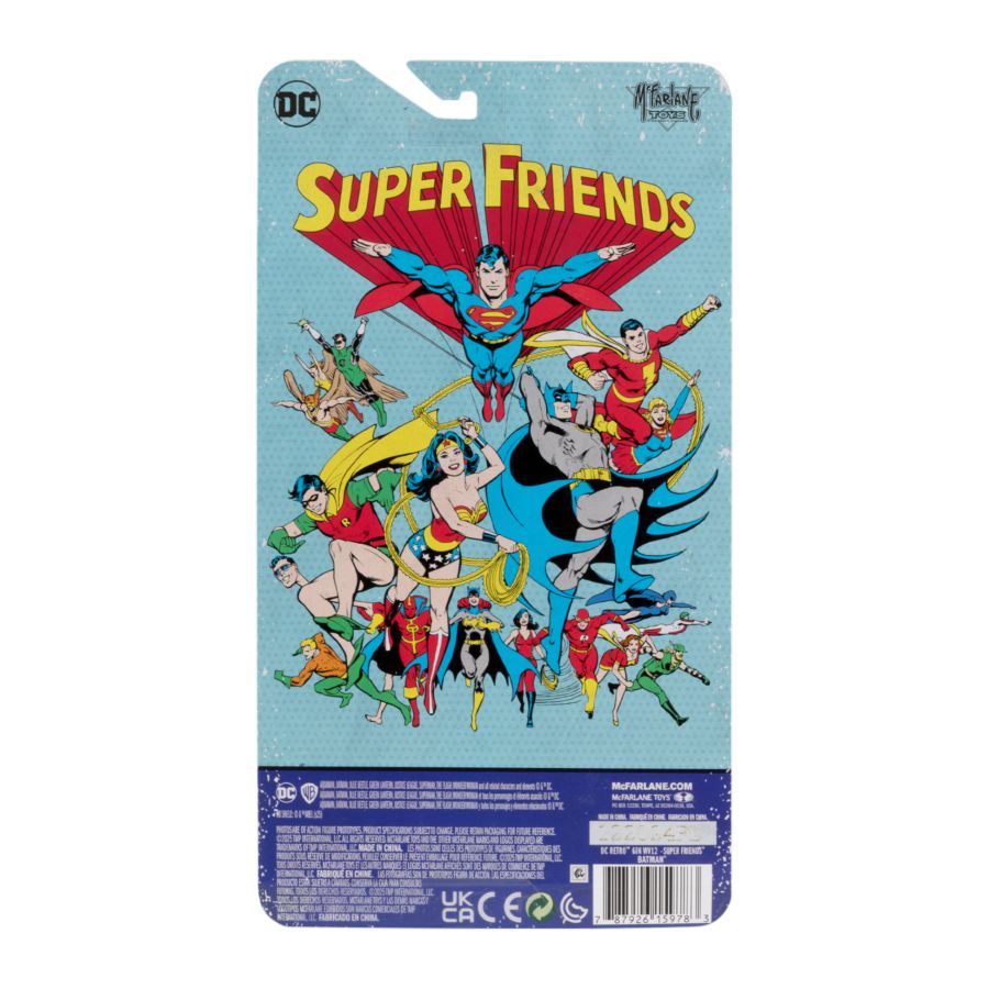 DC Comics - Super Friends Batman (Universe of Evil) 6" Retro Figure [Chase Version]