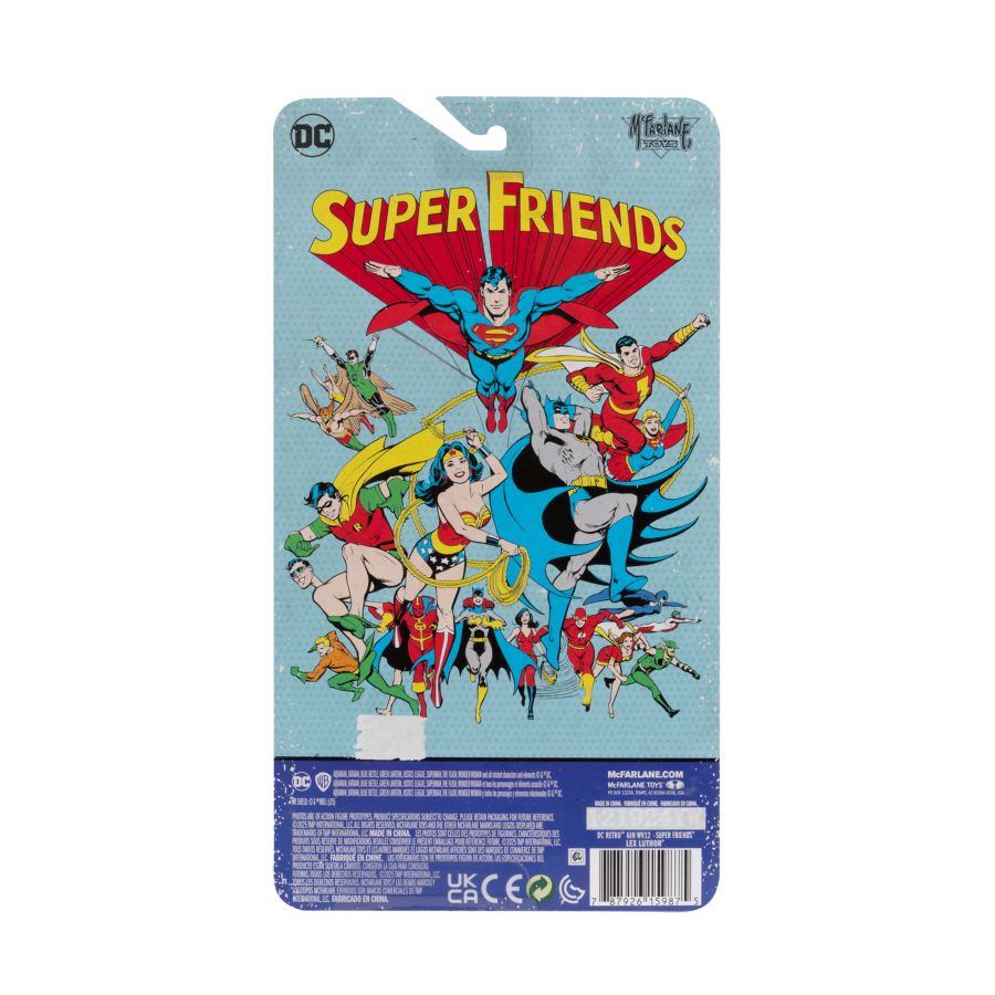 DC Comics - Super Friends Lex Luthor 6" Retro Figure