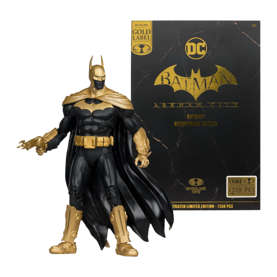 DC Multiverse - Batman (Arkham City)(Knightmare)(Gold Label) 7" Figure