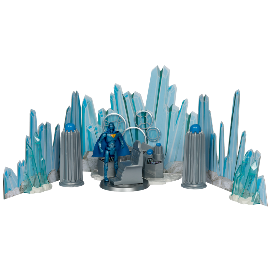 Superman (2025) - Fortress Of Solitude with Superman Robot #4 Figure Gold Label Playset