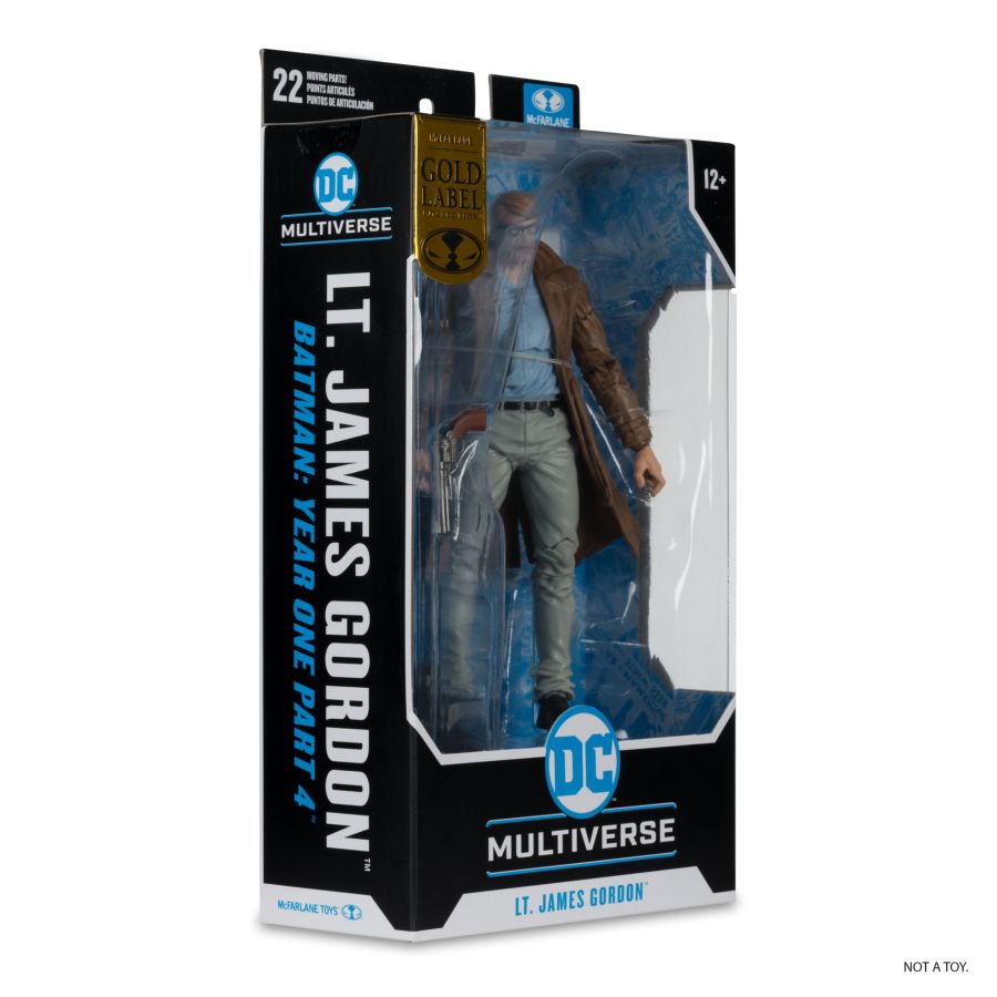 DC Multiverse - Lieutenant James Gordon "Batman: Year One" Gold Label 7" Figure