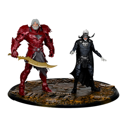 DC Comics - Batman Who Laughs #4 (Knight Armor) & The Merciless (Dark Multiverse) 2-Pack