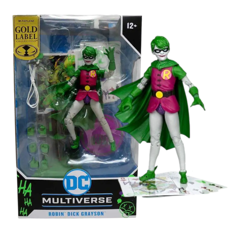 DC Comics - Robin Jokerized Gold Label 7" Figure