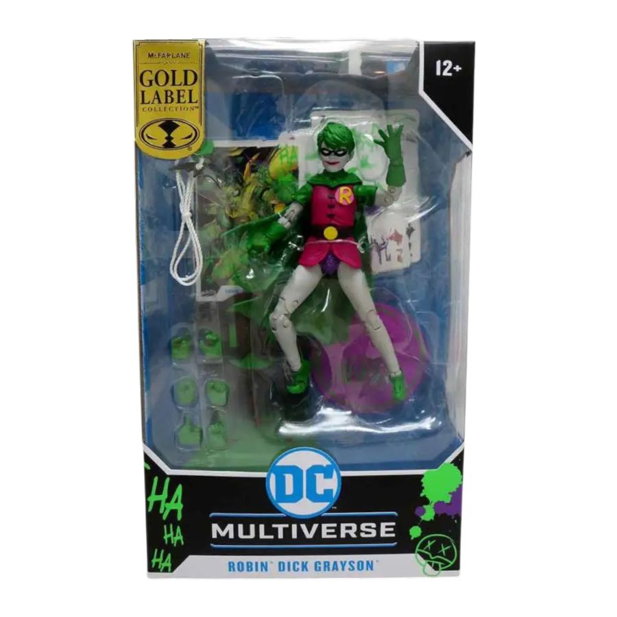 DC Comics - Robin Jokerized Gold Label 7" Figure