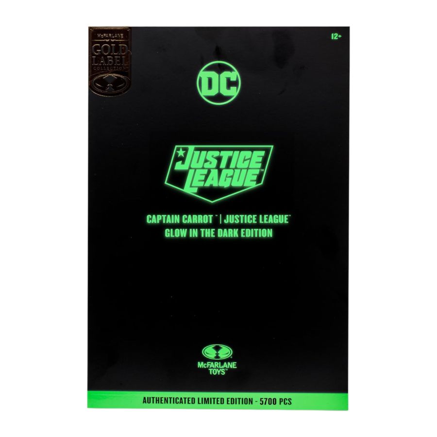 DC Multiverse - Captain Carrot (Glow in the dark) Gold Label 7" Figure