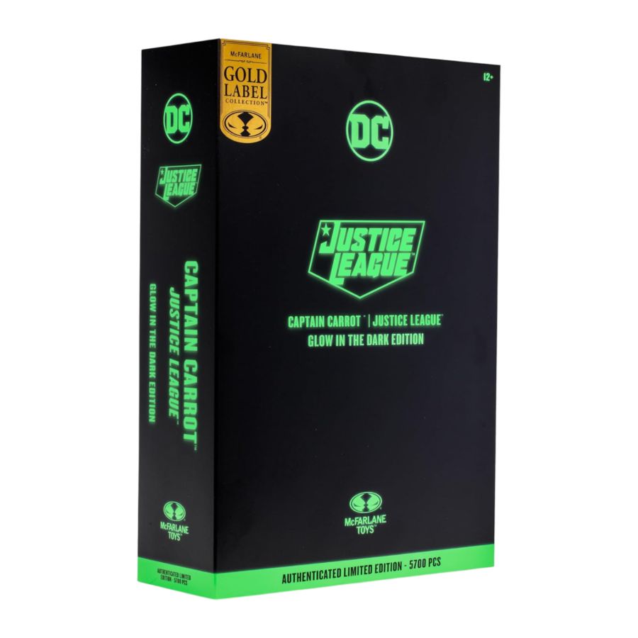 DC Multiverse - Captain Carrot (Glow in the dark) Gold Label 7" Figure