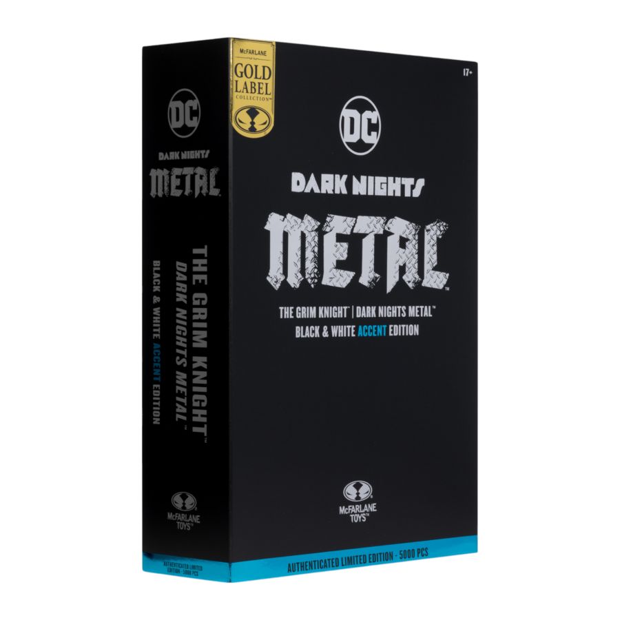 DC Multiverse - The Grim Knight B&W With Accent Gold Label 7" Figure