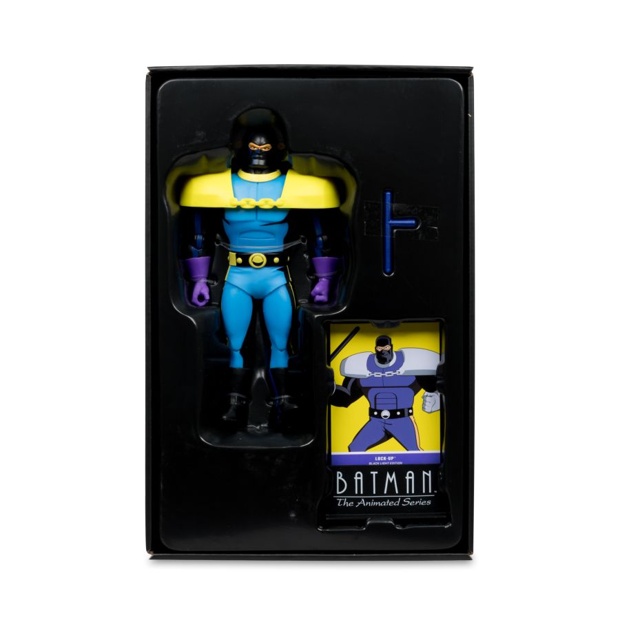 DC Comics - Lock-Up (Batman Animated Series) Black Light Gold Label Figure