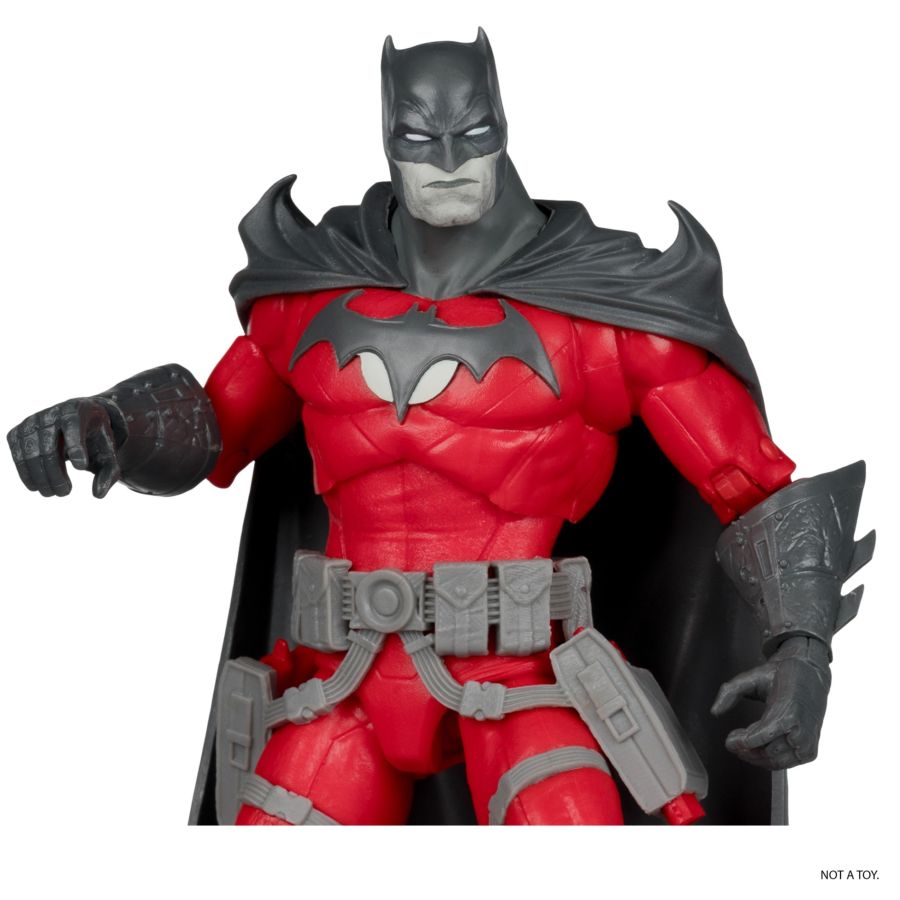 DC Multiverse - Batman Flashpoint Black & White with Accent (Gold Label) 7" Action Figure