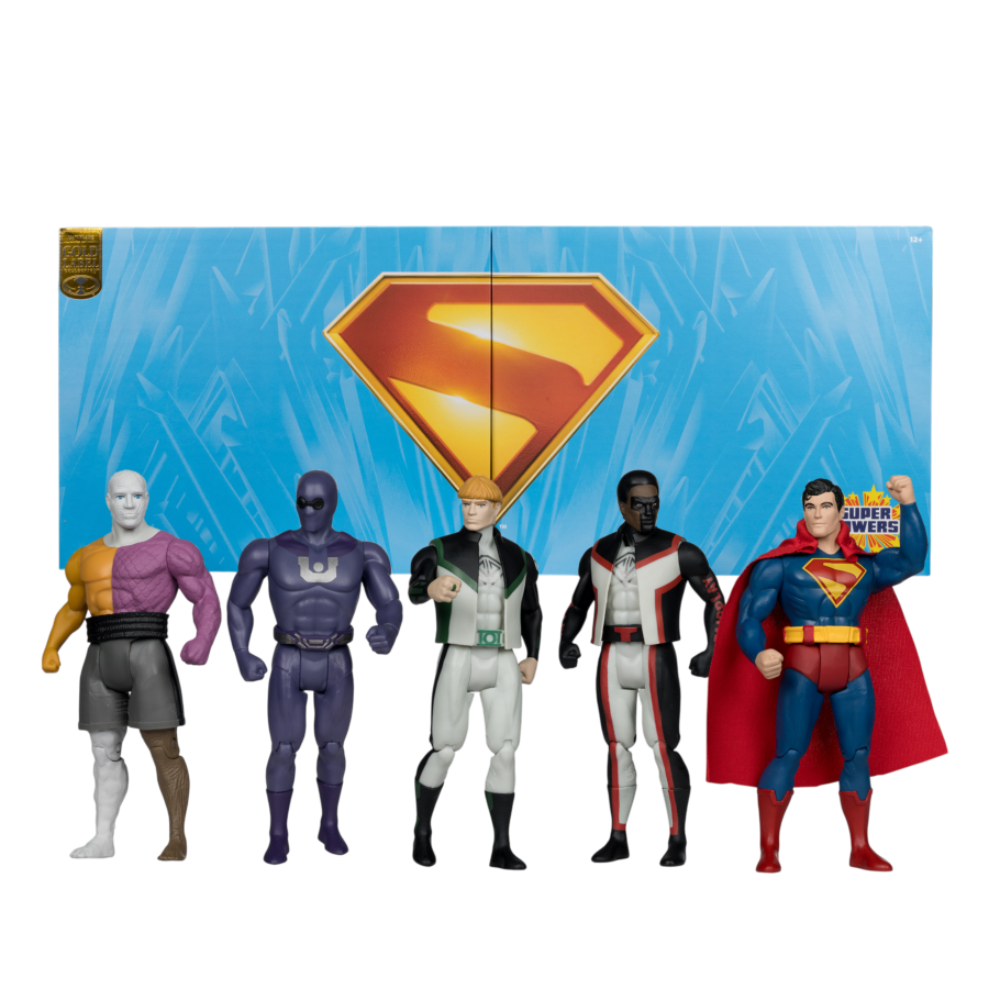 Superman (2025) - Gold Label Super Powers Figure Set 5-Pack
