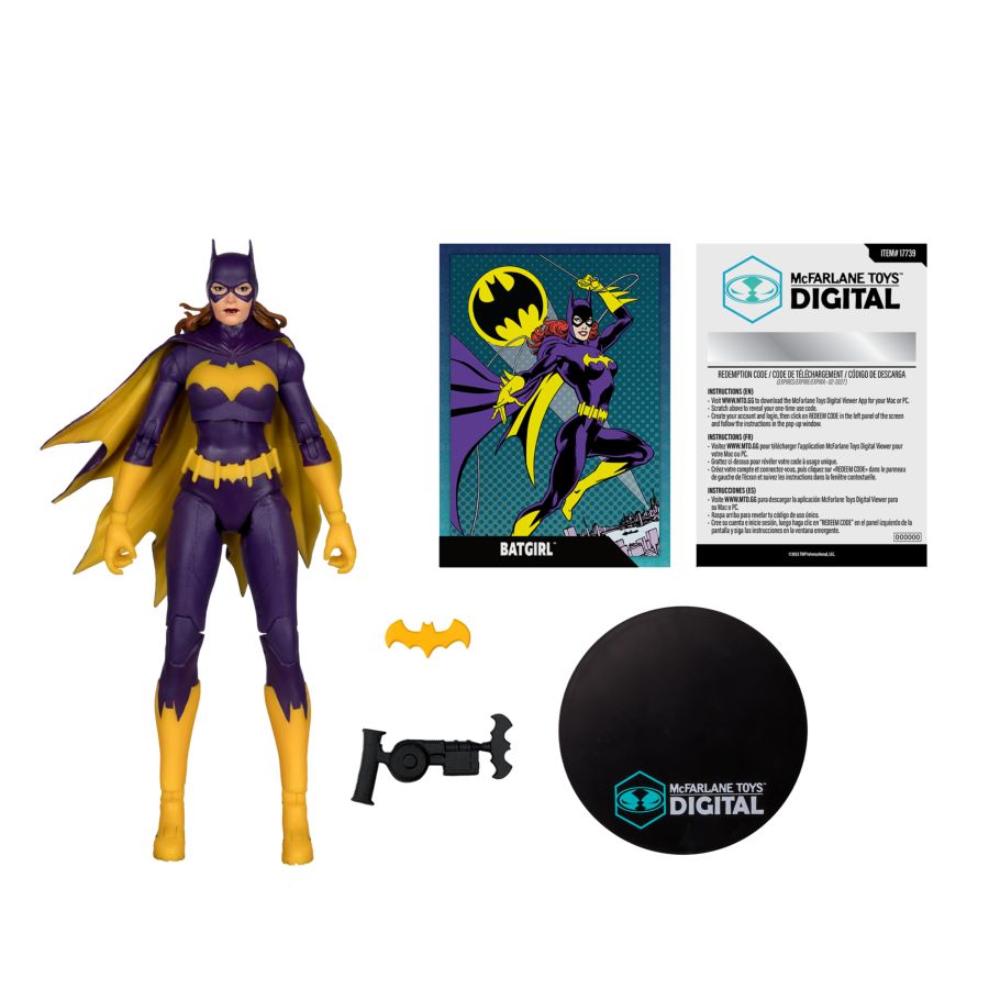 DC Comics - Batgirl (Purple Costume) Digital 7" Figure