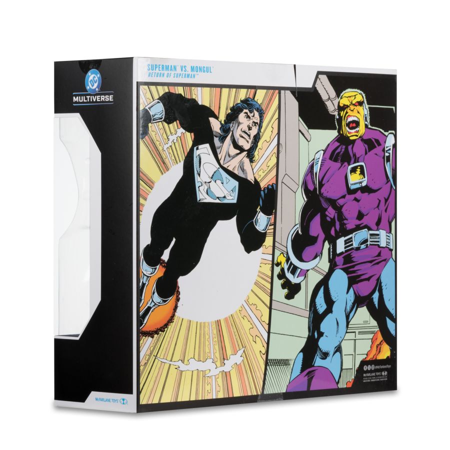 DC Multiverse - Mongul vs Kryptonian Suit Superman 7" & MegaFig 2-Pack