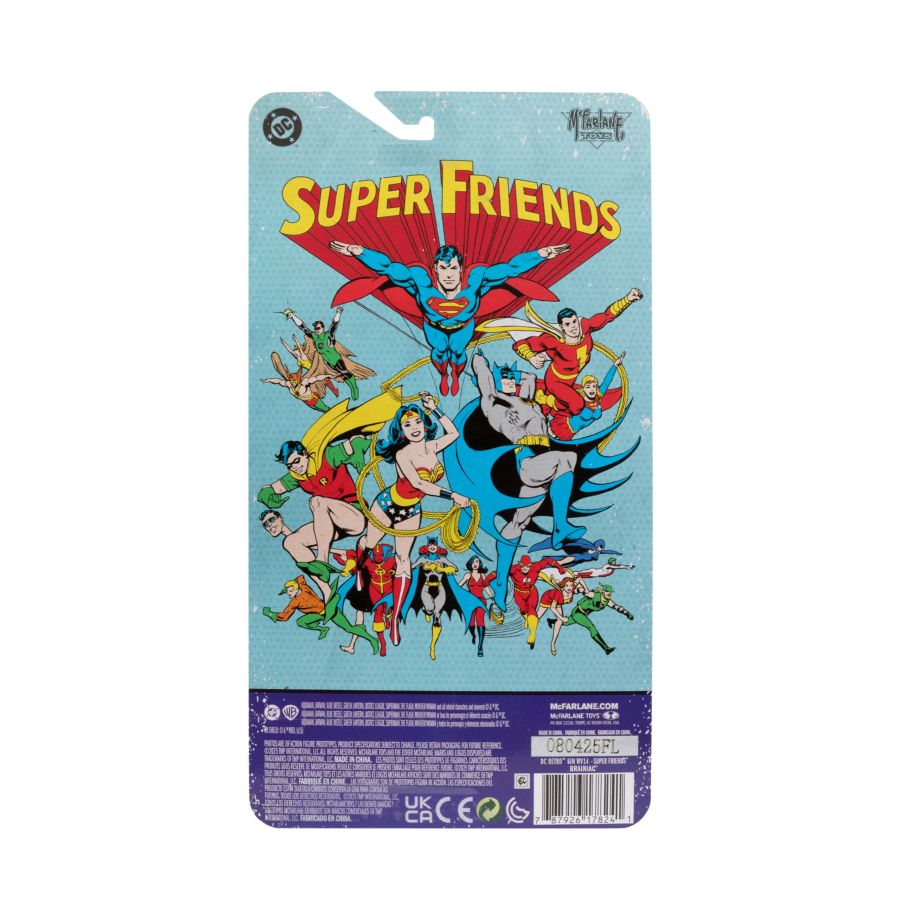 DC Comics - Brainiac 6" Retro Super Friends Figure