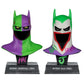 DC Direct - Batman Hush & Batman Knightfall Cowl (Jokerized) 1:3 Scale Cowl Gold Label 2-Pack