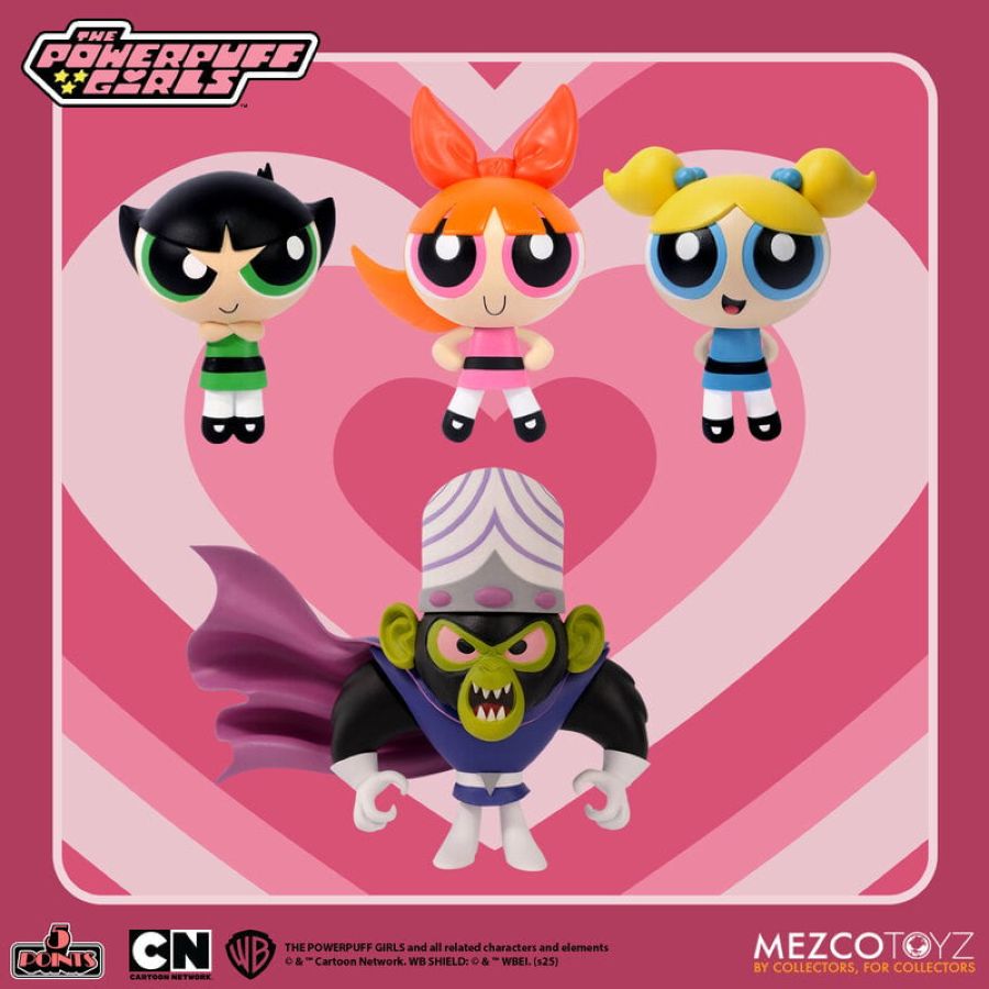 Power Puff Girls - 5 Points Figure Assortment (Set of 4)