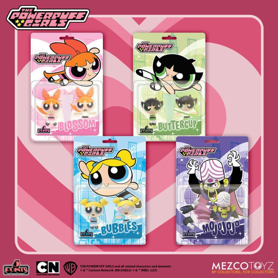 Power Puff Girls - 5 Points Figure Assortment (Set of 4)