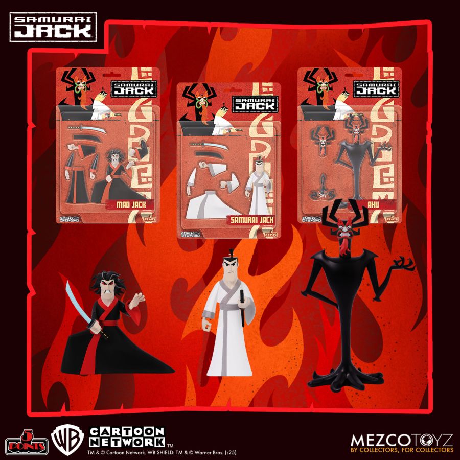 Samurai Jack - 5 Points Figure Assortment