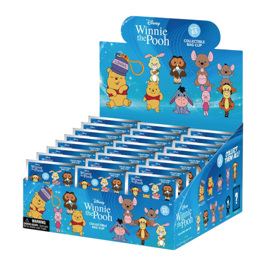 Winnie The Pooh - 3D PVC Bag Clips S65 Blind Bag (Display of 24)