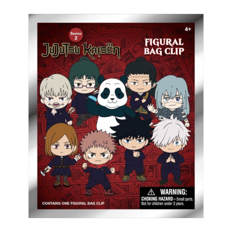 Jujutsu Kaisen - 3D PVC Bag Clips Blind Bag (Display of 24) (Series 2)