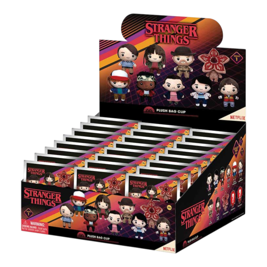 Stranger Things - Plush Bag Clips Blind Bag (Display of 24)