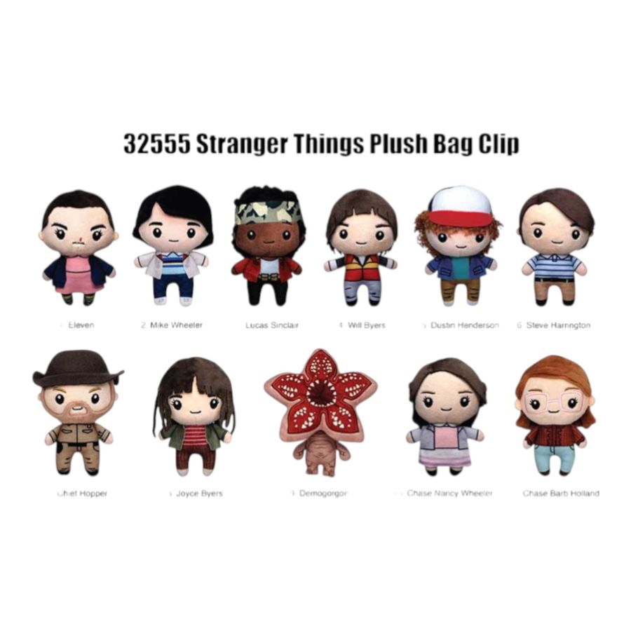 Stranger Things - Plush Bag Clips Blind Bag (Display of 24)