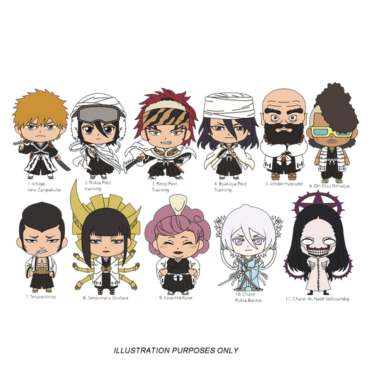 Bleach - 1000 Year Blood War 3D Foam Bag Clip Series 3 (Display of 24)
